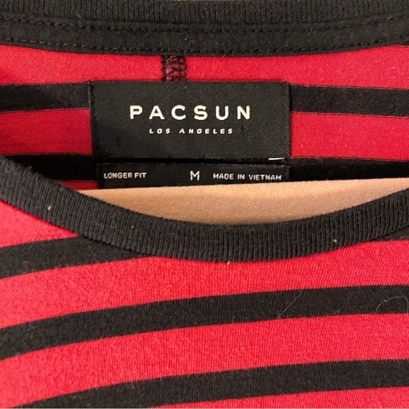 Pacsun Distressed Emo Shirt Size Medium NEW - Picture 3 of 6